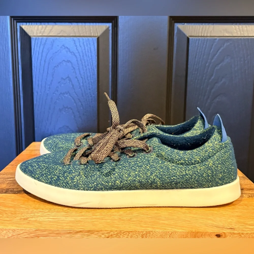 Allbirds Wool Piper sneaker in a garden blue 9